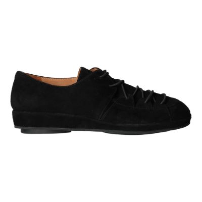 Right side view of Chandra BLACK SUEDE