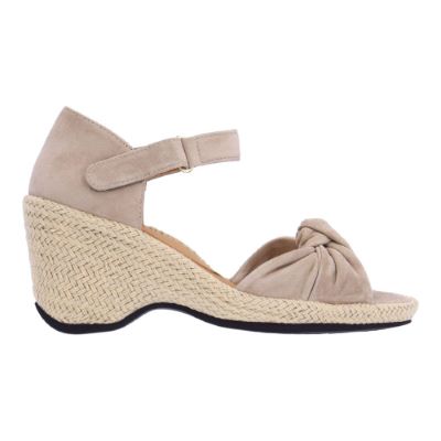 Right side view of Oribel TAUPE KIDSUEDE