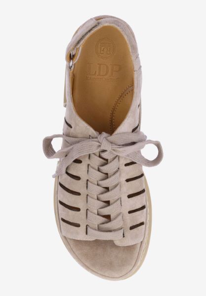 Top view of Adriel TAUPE KIDSUEDE