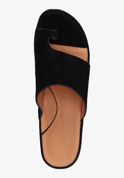 Top view of Ahlina Black Kidsuede