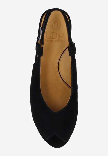 Top view of Brisella BLACK KIDSUEDE