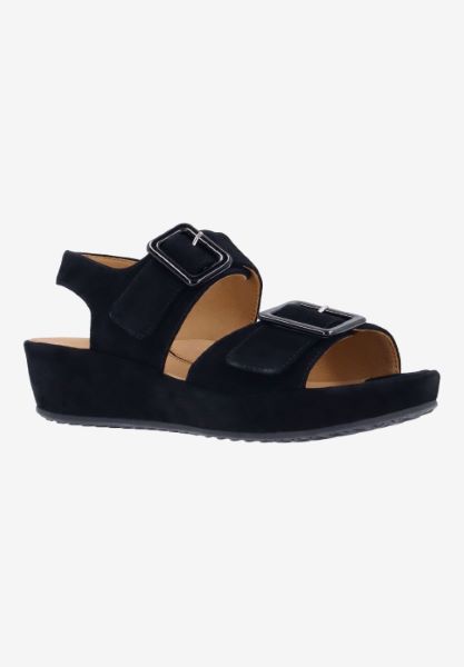 Front view of Cantura BLACK KIDSUEDE