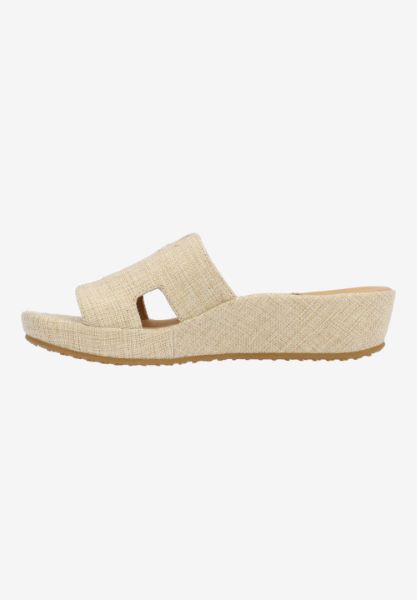 Left side view of Catiana NATURAL LINEN