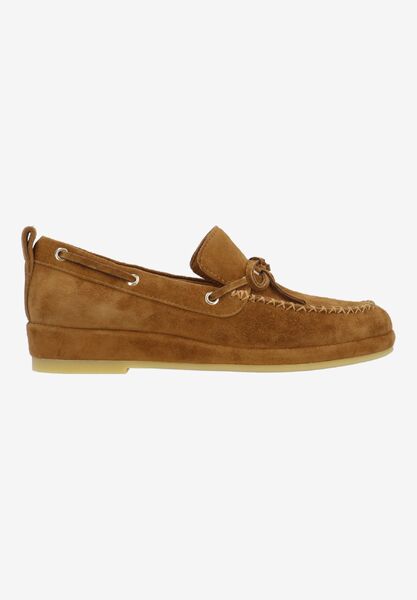 Right side view of Corlina COFFEE KIDSUEDE