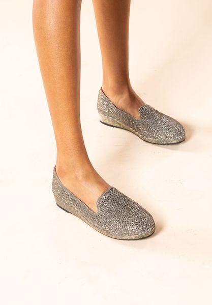 Lifestyle image of Correze PEWTER GLITTER/STONES