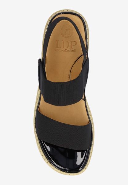 Top view of Delphina BLACK ELASTIC