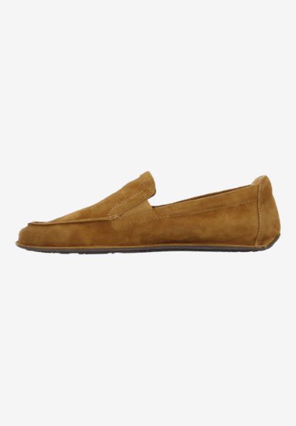 Left side view of Falira COFFEE KIDSUEDE