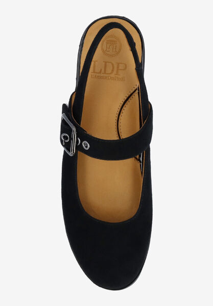 Top view of Hyrella BLACK KIDSUEDE