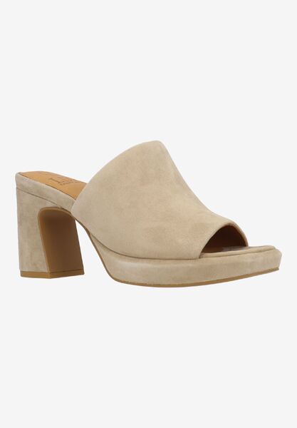 Front view of Kashi TAUPE KIDSUEDE