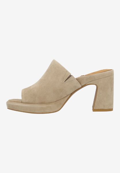 Left side view of Kashi TAUPE KIDSUEDE