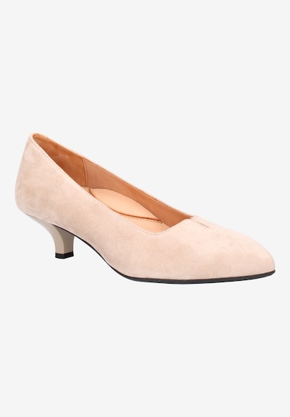 Front view of Kavan TAUPE KID SUEDE