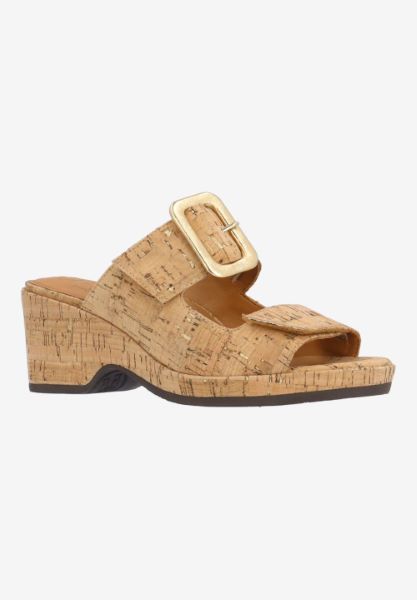 Front view of Minetta NATURAL/GOLD CORK