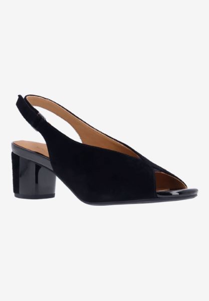 Front view of Murali BLACK KIDSUEDE