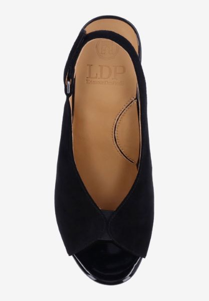 Top view of Murali BLACK KIDSUEDE