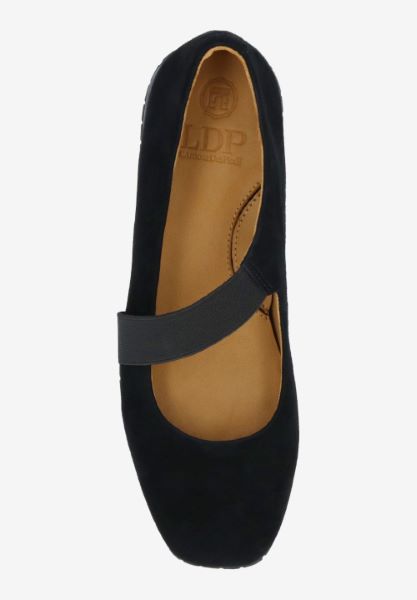 Top view of Toreli BLACK KIDSUEDE
