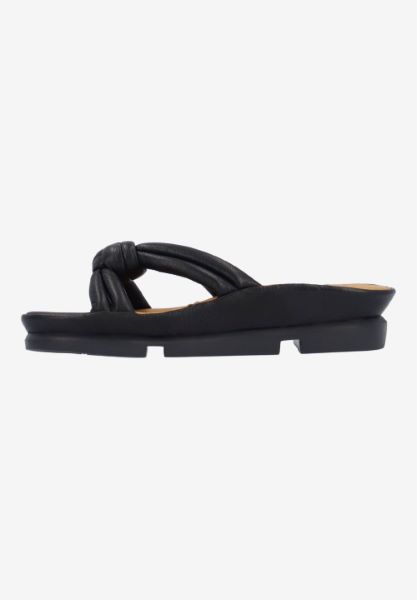Left side view of Veda BLACK LAMBA