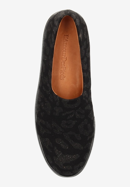 Top view of Xenophon BLACK/PEWTER ANIMAL PRINT