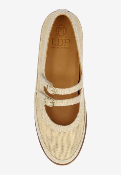 Top view of Zalika NATURAL LINEN/MESH