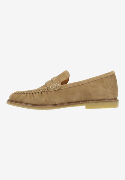 Left side view of Zelani MOCHA KIDSUEDE
