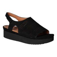 Front view of Andana BLACK KID SUEDE