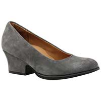 Front view of Jolanda Charcoal Suede