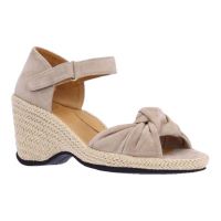 Front view of Oribel TAUPE KIDSUEDE