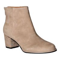 Front view of Perren TAUPE SUEDE