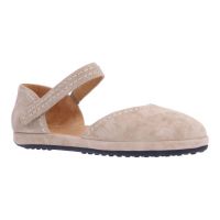 Front view of Xylina TAUPE KID SUEDE