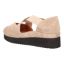 Back view of Alessio TAUPE KID SUEDE