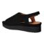 Back view of Andana BLACK KID SUEDE
