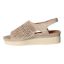 Left side view of Andana TAUPE SUEDE