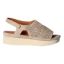 Right side view of Andana TAUPE SUEDE