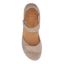 Top view of Arna TAUPE SUEDE/MESH