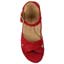 Top view of Casimiro Red Suede