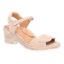 Front view of Marora TAUPE/WHITE KID SUEDE