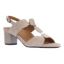 Front view of Mitria TAUPE KID SUEDE