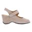 Right side view of Onella TAUPE KID SUEDE