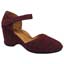 Front view of Orva Mulberry Suede