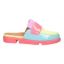 Right side view of Saccar PASTEL MULTI LEATHER