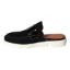 Left side view of Saccar BLACK KID SUEDE/PATENT