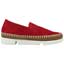 Right side view of Stazzema Bright Red Suede