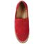 Top view of Stazzema Bright Red Suede