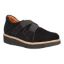 Front view of Yocco BLACK KID SUEDE