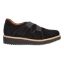 Right side view of Yocco BLACK KID SUEDE